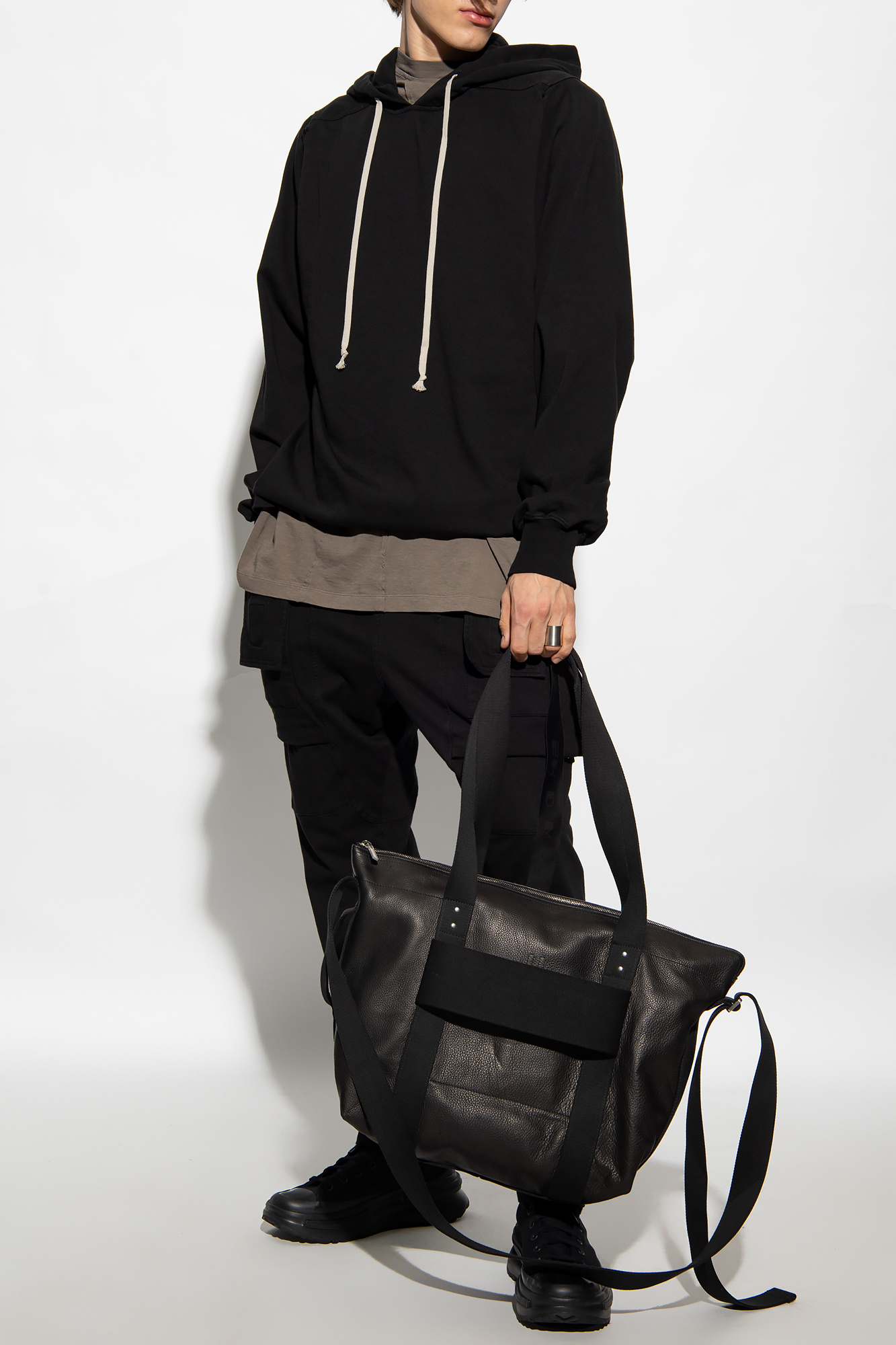 Black Hoodie with slits Rick Owens DRKSHDW - Vitkac Canada